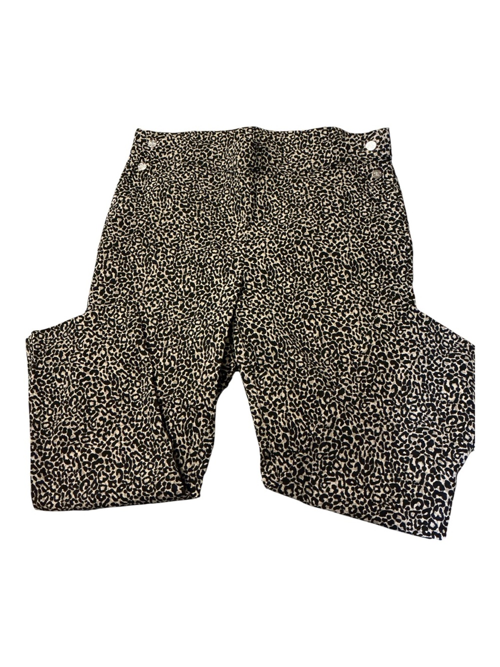Leopard Print Men's Pants - Black and Cream NWOT